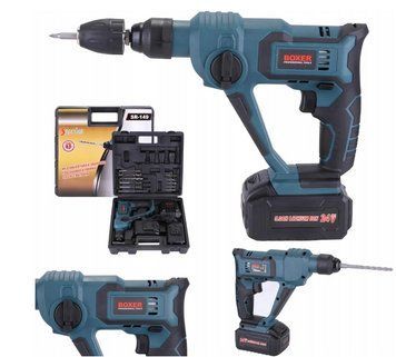 Акумуляторний перфоратор BOXER SR-149 24 В SDS+ 1 Дж 5000 уд/хв