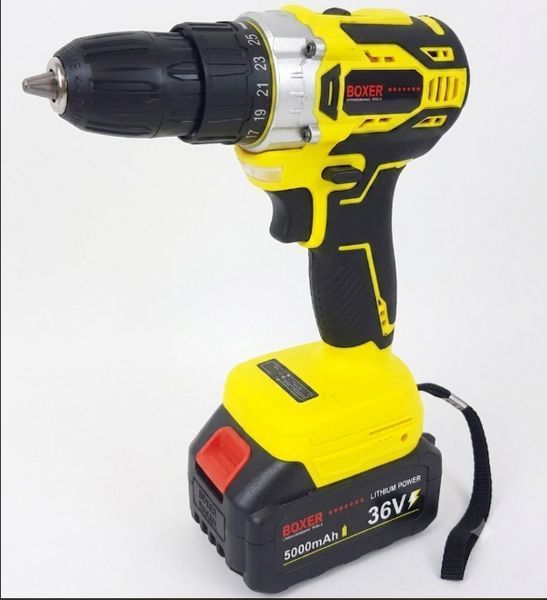 Акумуляторний набір BOXER BX 187Y 4в1 36V 5Ah шуруповерт гайковерт перфоратор УШМ