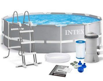 Каркасний басейн Intex 366&times;99 см 8503 л з фільтр-насосом і драбиною