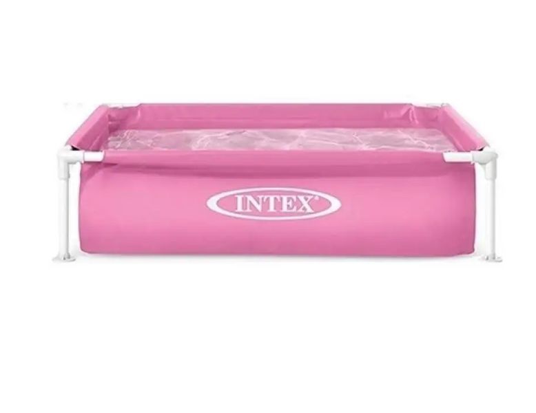 Дитячий каркасний басейн Intex 57172 122&times;122&times;30 см 340 л рожевий